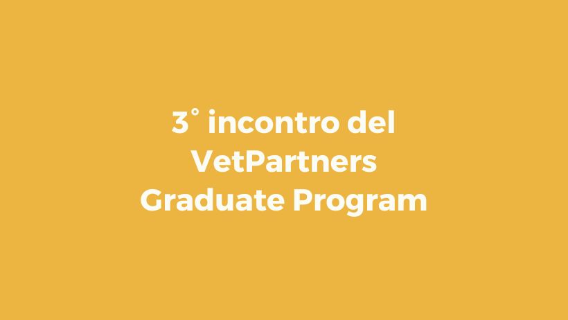 VetPartners Graduate Program: uno sguardo al futuro durante il terzo incontro!