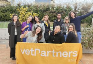 foto di gruppo dei giovani veterinari del VetPartners Graduate Program 